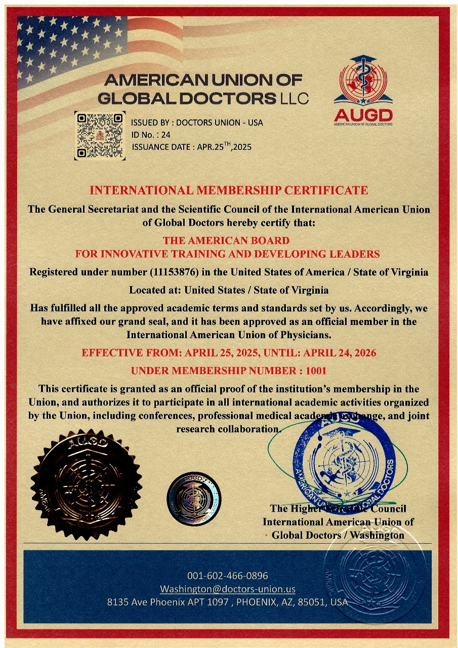 Official Membership of the American Board in the American International Union of Doctors